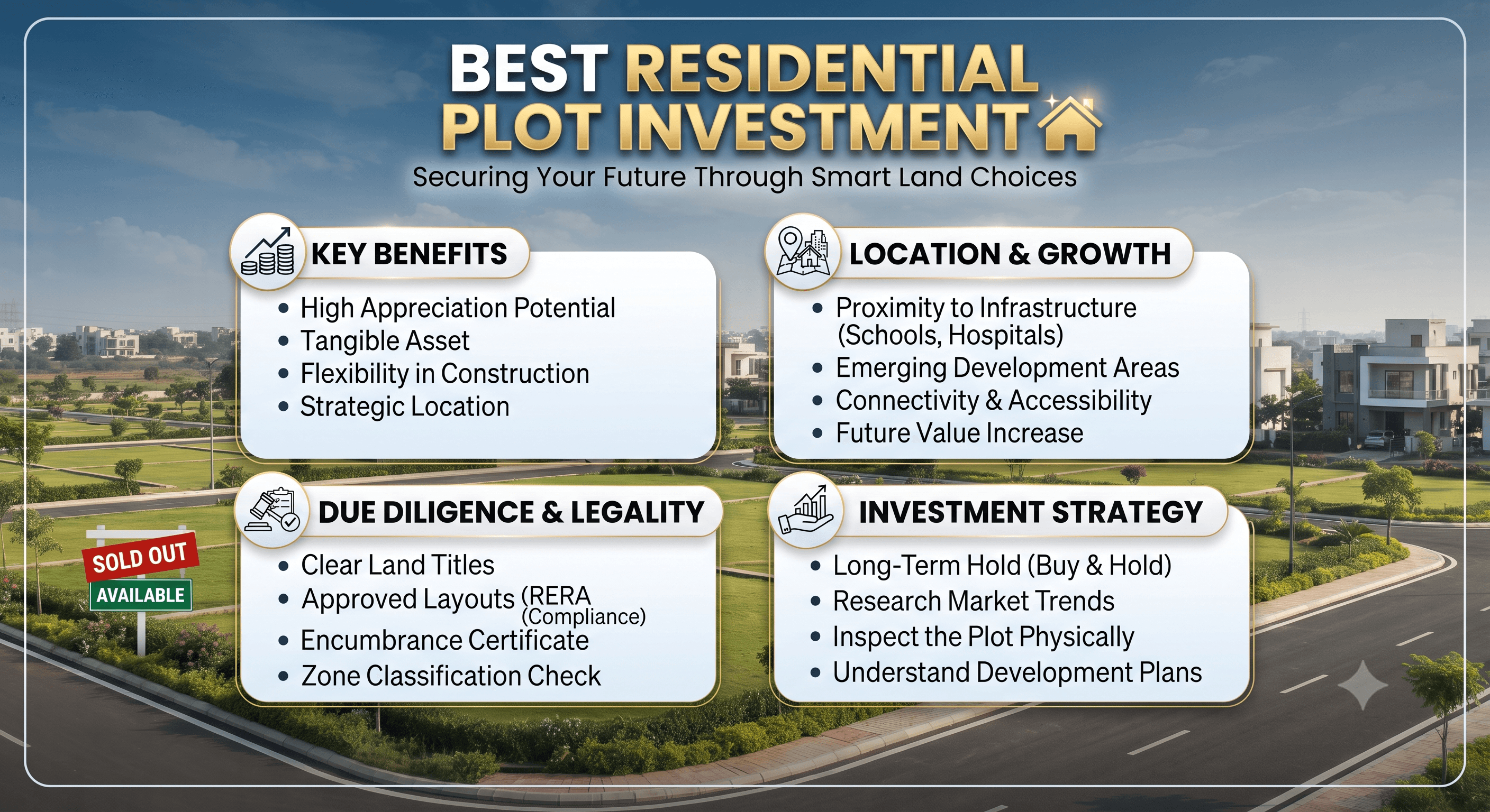 Best Residential Plot Investment Areas in NCR for 2026